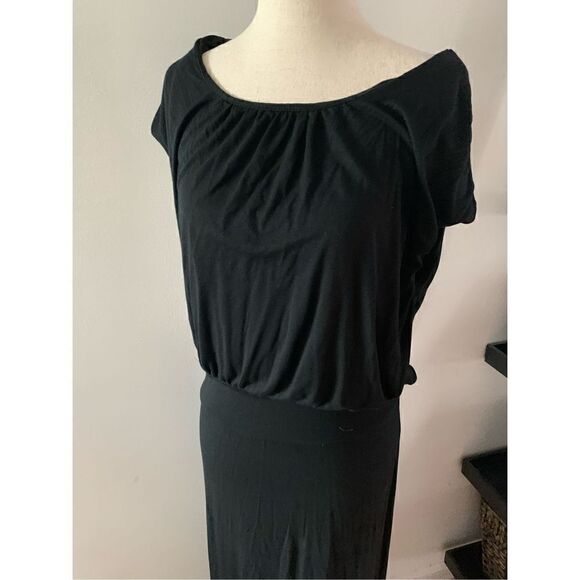 Feliciti and coco black maxi dress long size large - Picture 2 of 5